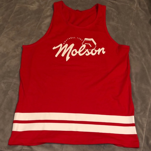 5/$25🖤 Molson shirt - Picture 1 of 3